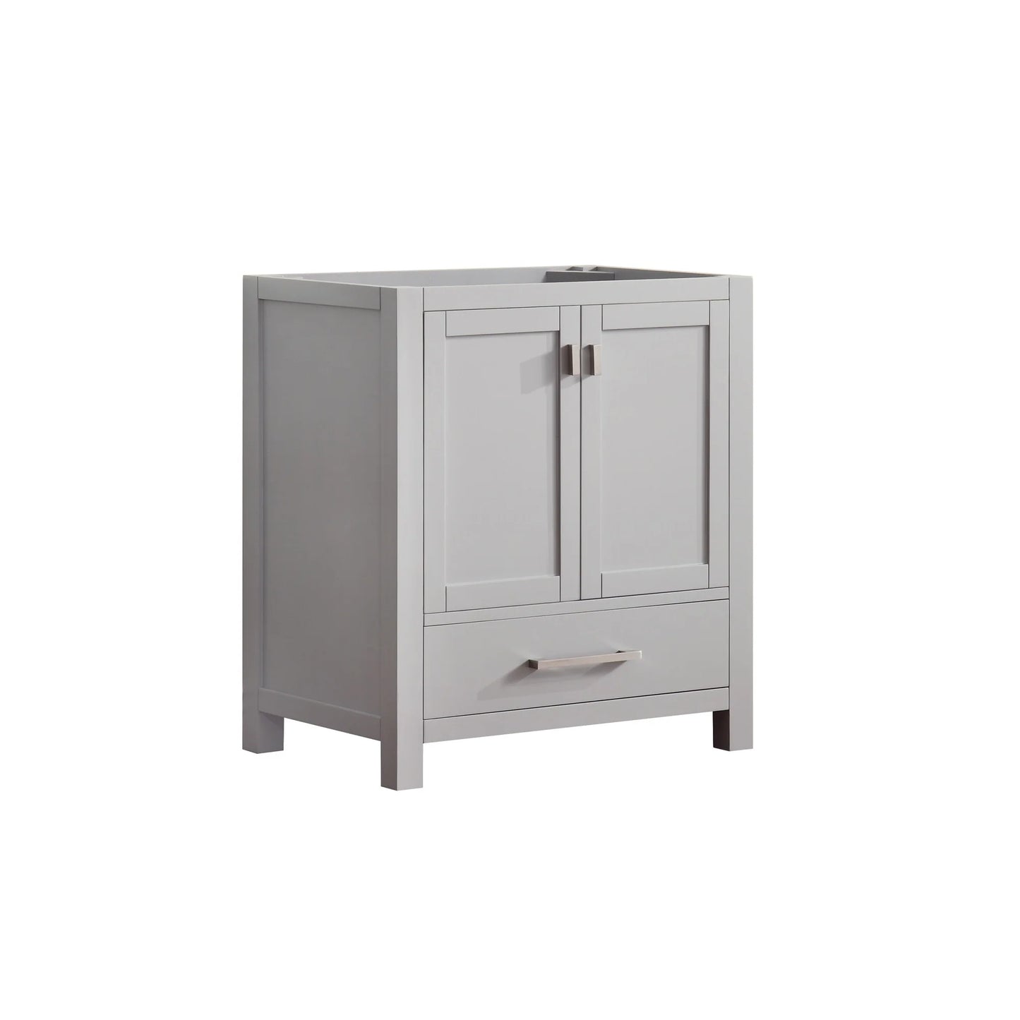 Modero 30" Freestanding Bathroom Vanity with Stone Top and Vitreous China Undermount Sink
