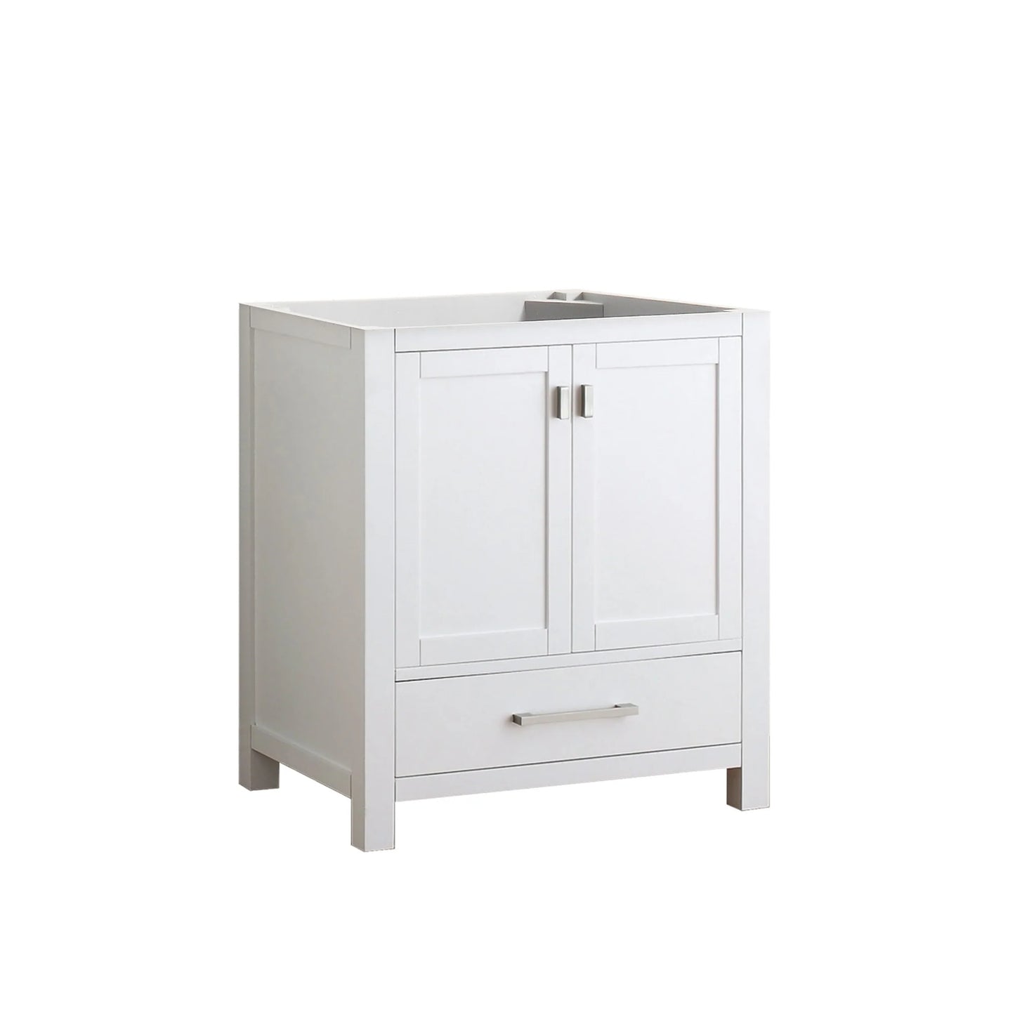 Modero 30" Freestanding Bathroom Vanity with Stone Top and Vitreous China Undermount Sink