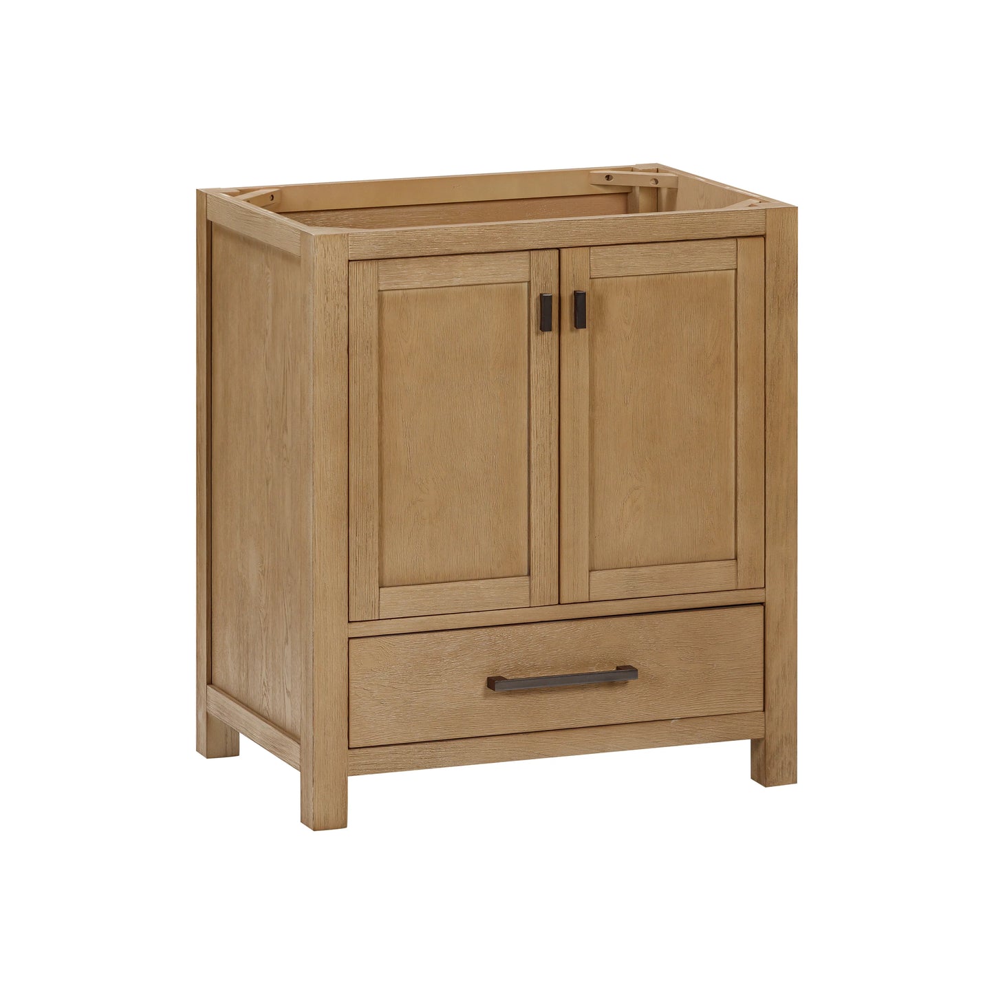 Modero 30" Freestanding Bathroom Vanity with Stone Top and Vitreous China Undermount Sink
