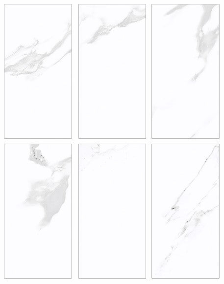 Marbo Smoke White Ceramic Tile