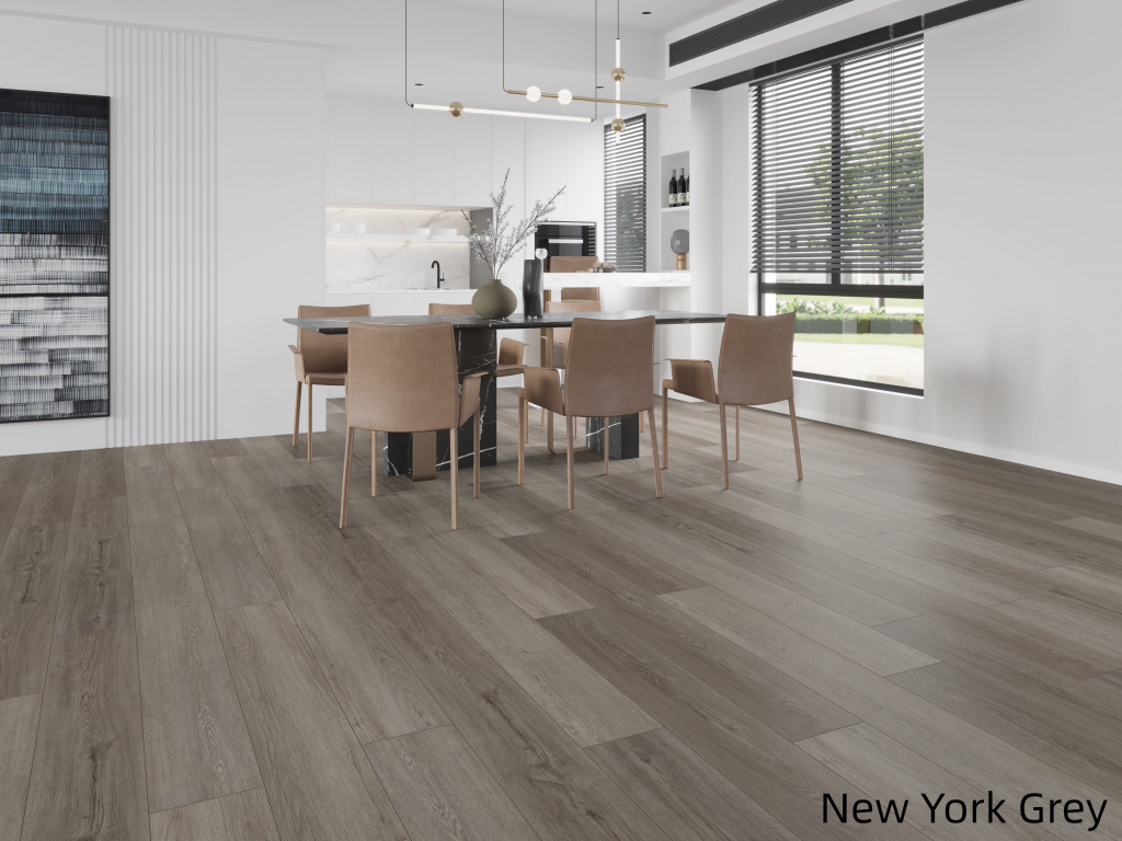New York Grey Waterproof SPC Flooring