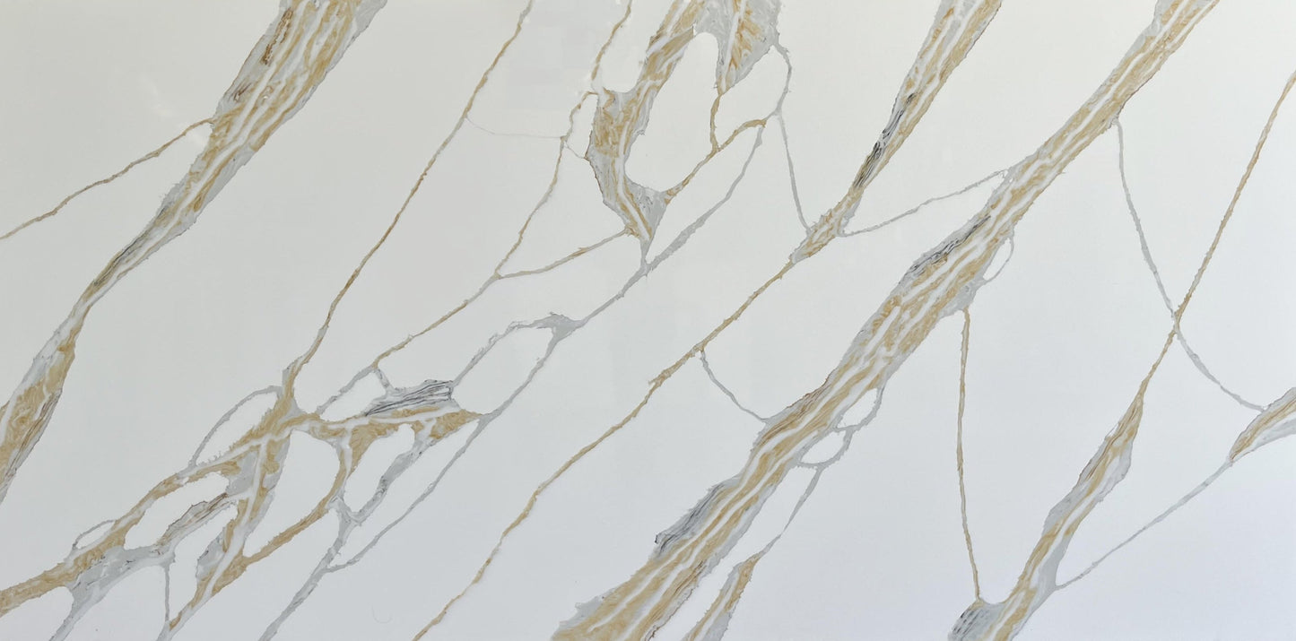 Nile Calacatta Quartz Slab