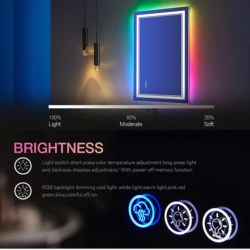 Iris LED Mirror