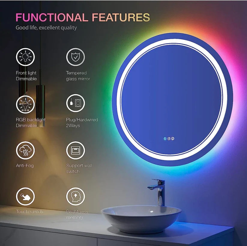 Iris Kuklos LED Mirror