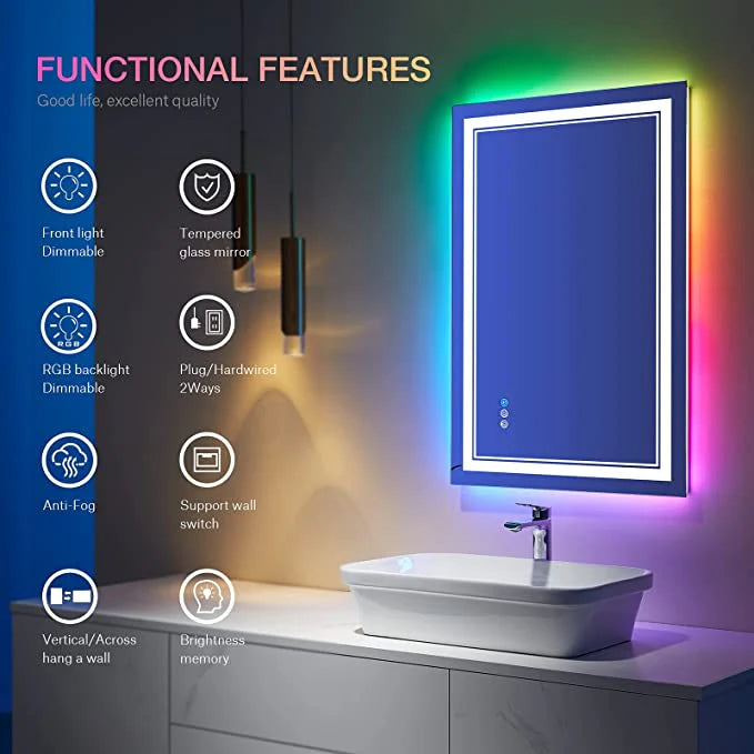 Iris LED Mirror