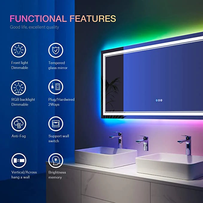 Iris LED Mirror