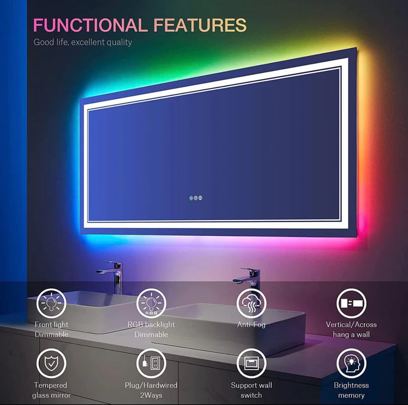 Iris LED Mirror