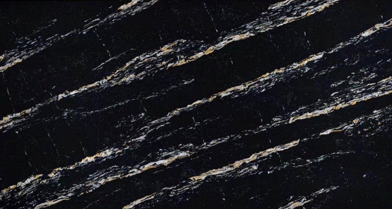 Obsidian Quartz Slab