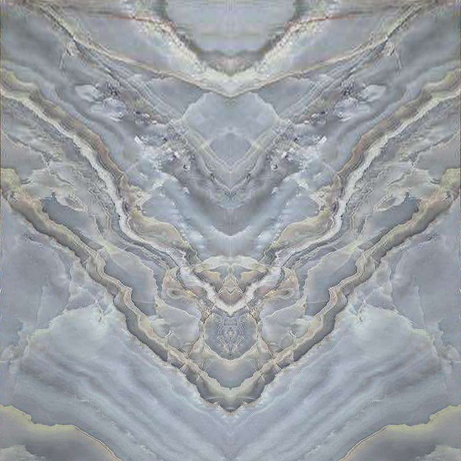Onyx White Bookmatch PVC Shower / Interior Decorative Wall Panel