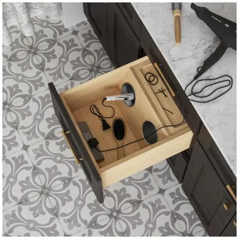 Aarav 15" Powered Vanity Drawer
