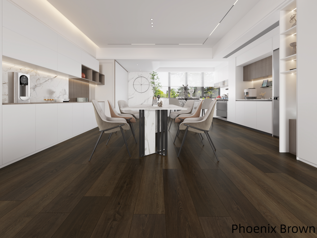 Pheonix Brown Waterproof SPC Flooring