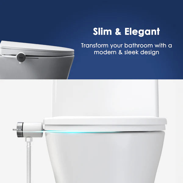 Cascade Fog Elongated Bidet Toilet Seat