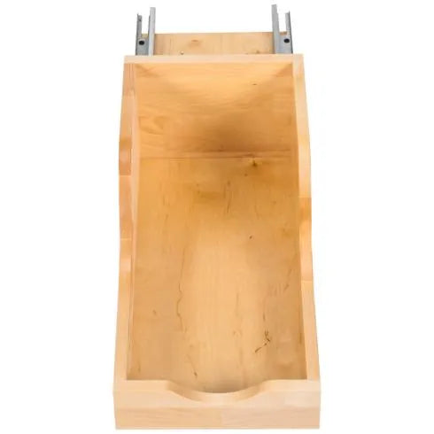 Philomena Wood High Back Vanity Rollout Drawer