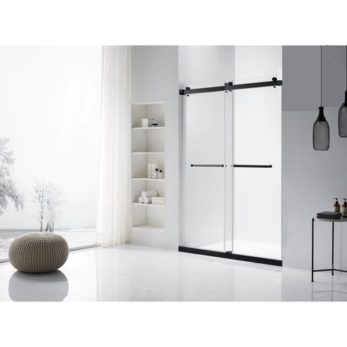 Anahita Frameless Double Sliding Glass Shower Door