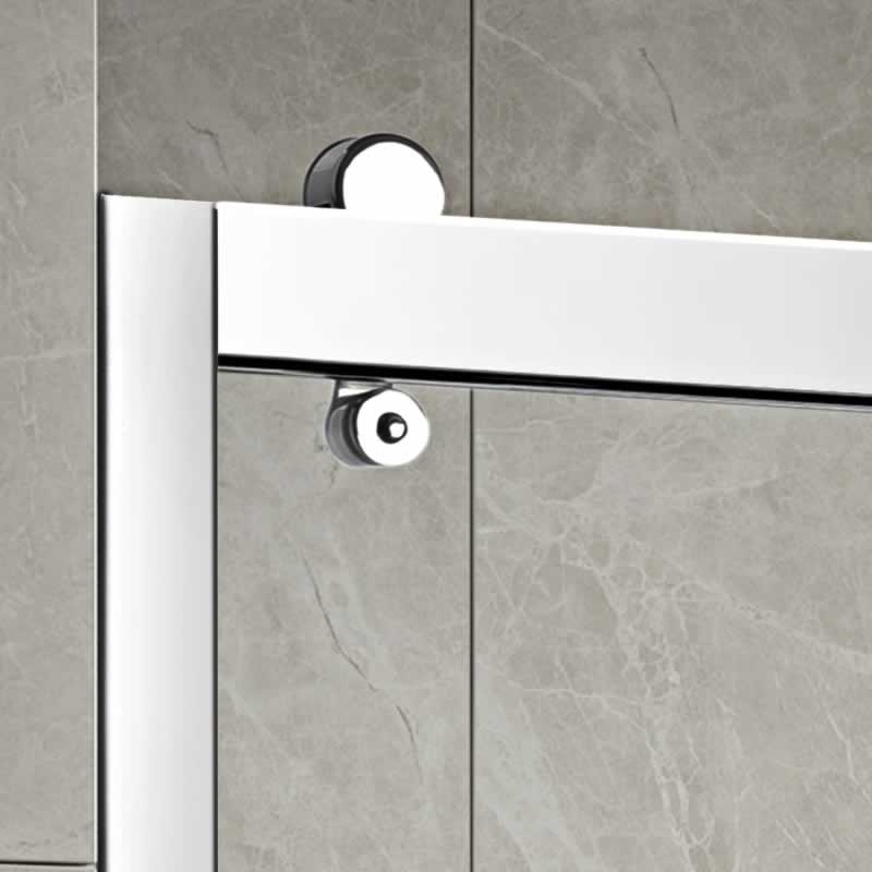 Viktor Semi-Frameless Double Sliding Shower Door