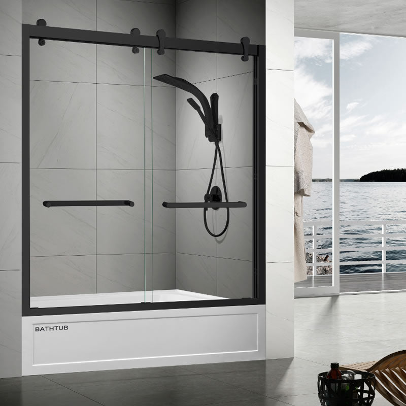 Viktor Semi-Frameless Double Sliding Shower Door