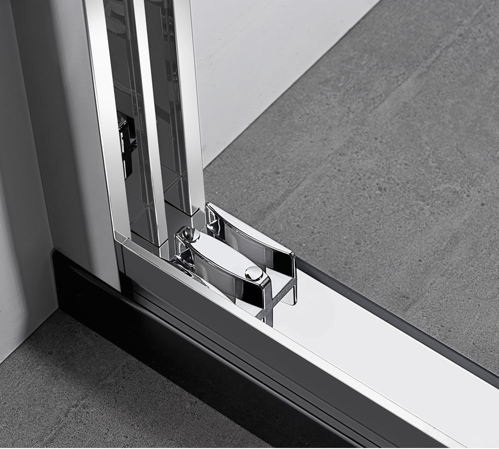 Viktor Semi-Frameless Double Sliding Shower Door