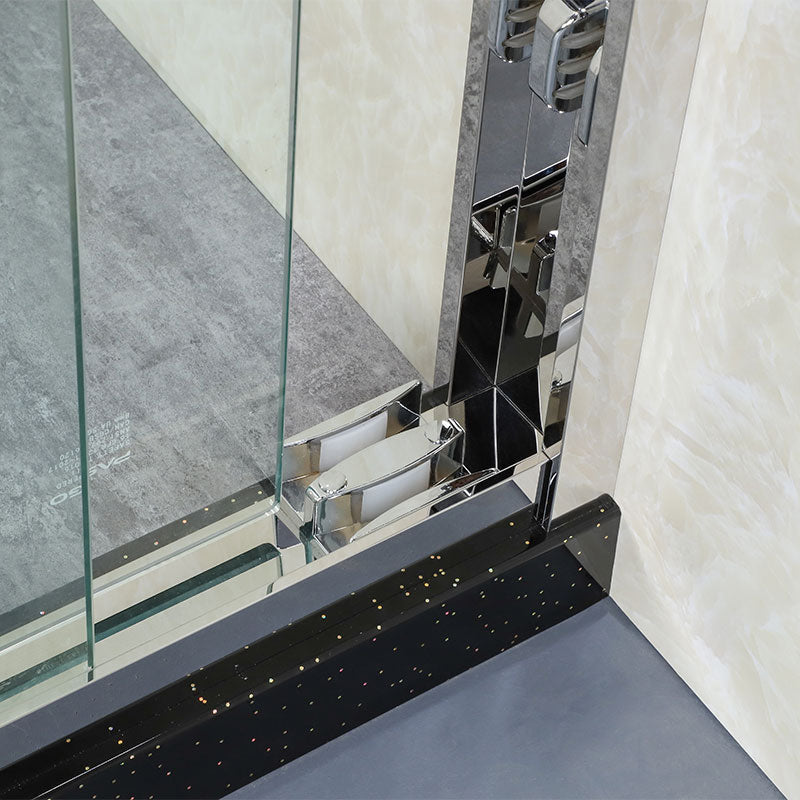 Astrid Semi-Frameless Double Sliding Shower Door
