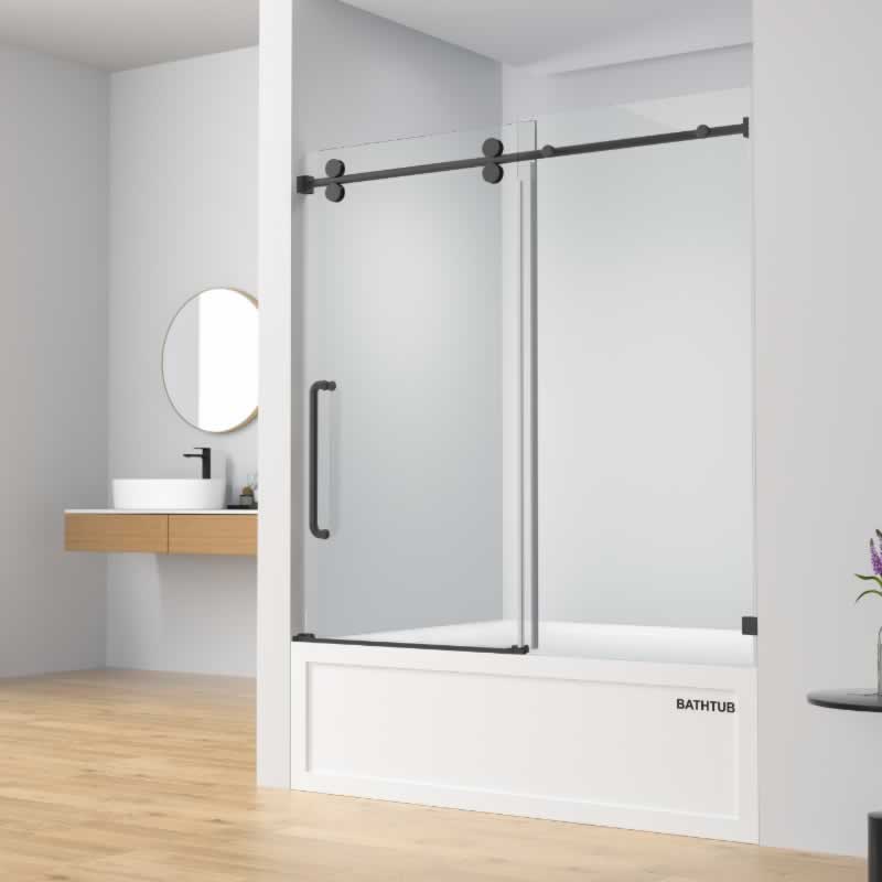 Mirelle Frameless Single Sliding Shower Door