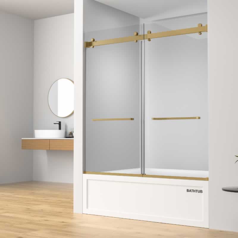 Yanda Frameless Double Sliding Shower Door