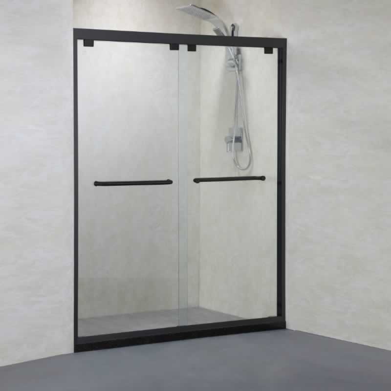 Yumi Semi-Frameless Double Sliding Shower Door