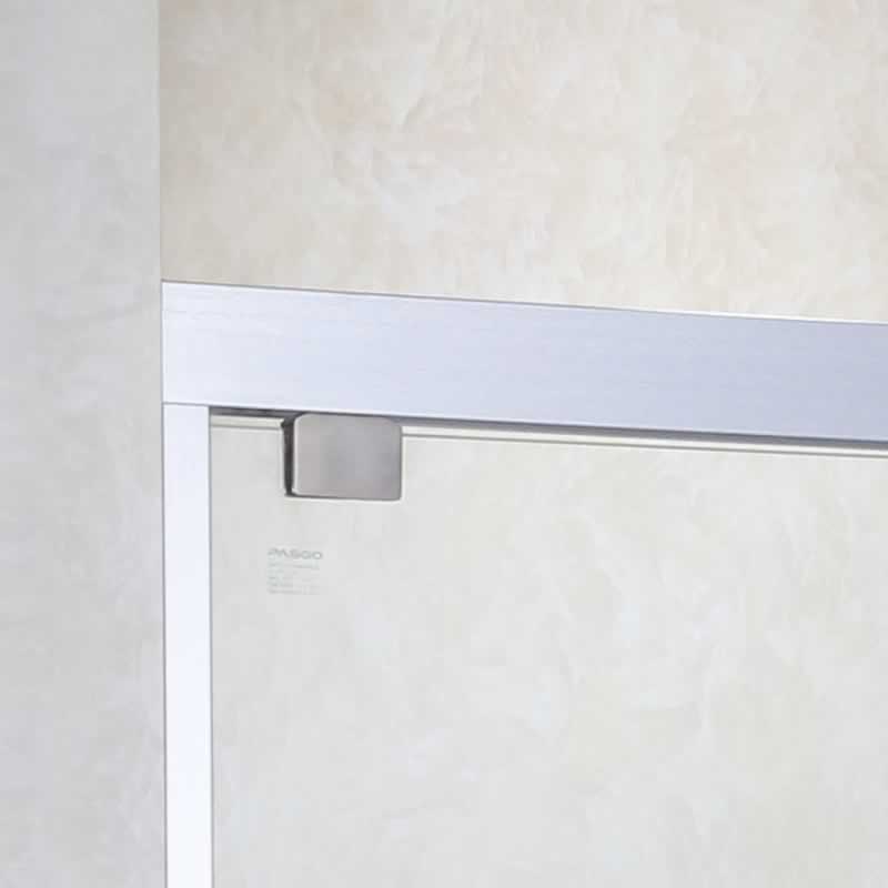 Yumi Semi-Frameless Double Sliding Shower Door