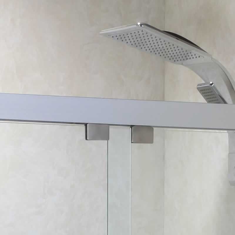Yumi Semi-Frameless Double Sliding Shower Door