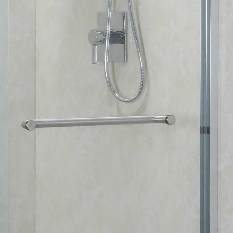 Yumi Semi-Frameless Double Sliding Shower Door