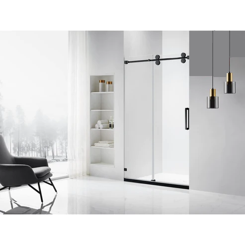 Baila Frameless Single Sliding Glass Shower Door