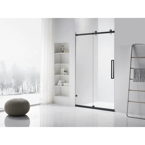 Linda Frameless Single Sliding Glass Shower Door