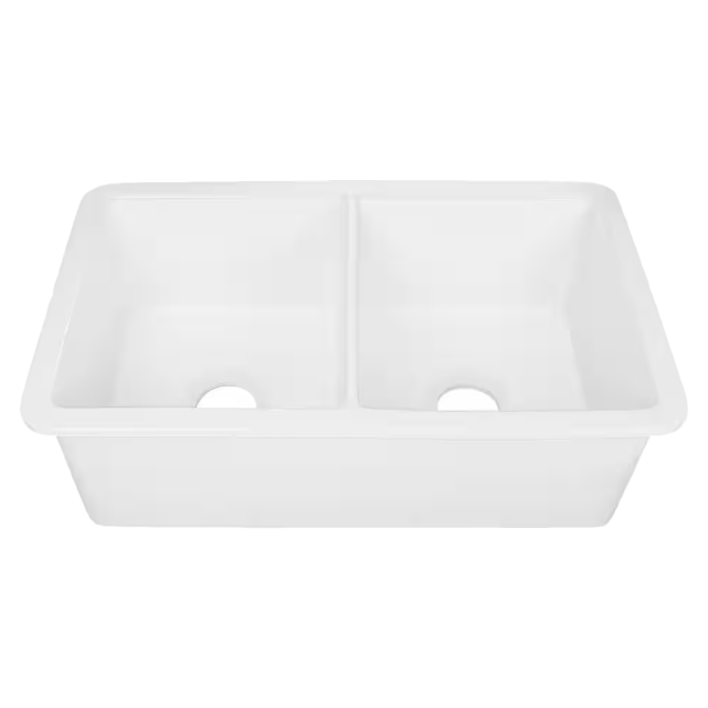 Mose 32" Fireclay Undermount Double Basin Kitchen Sink