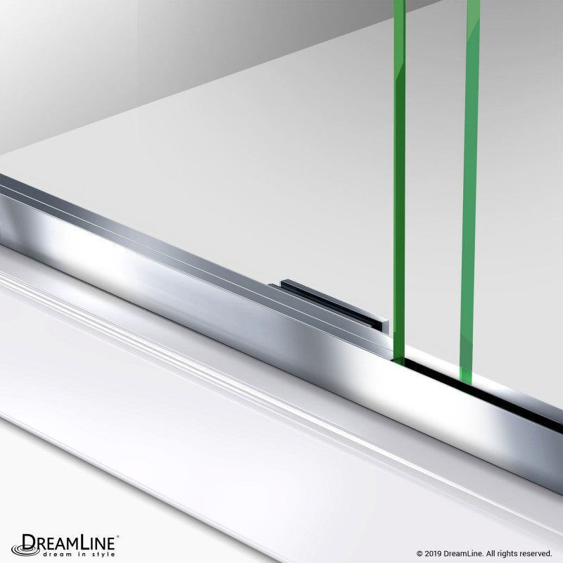 Crest Frameless Single Sliding Shower Door