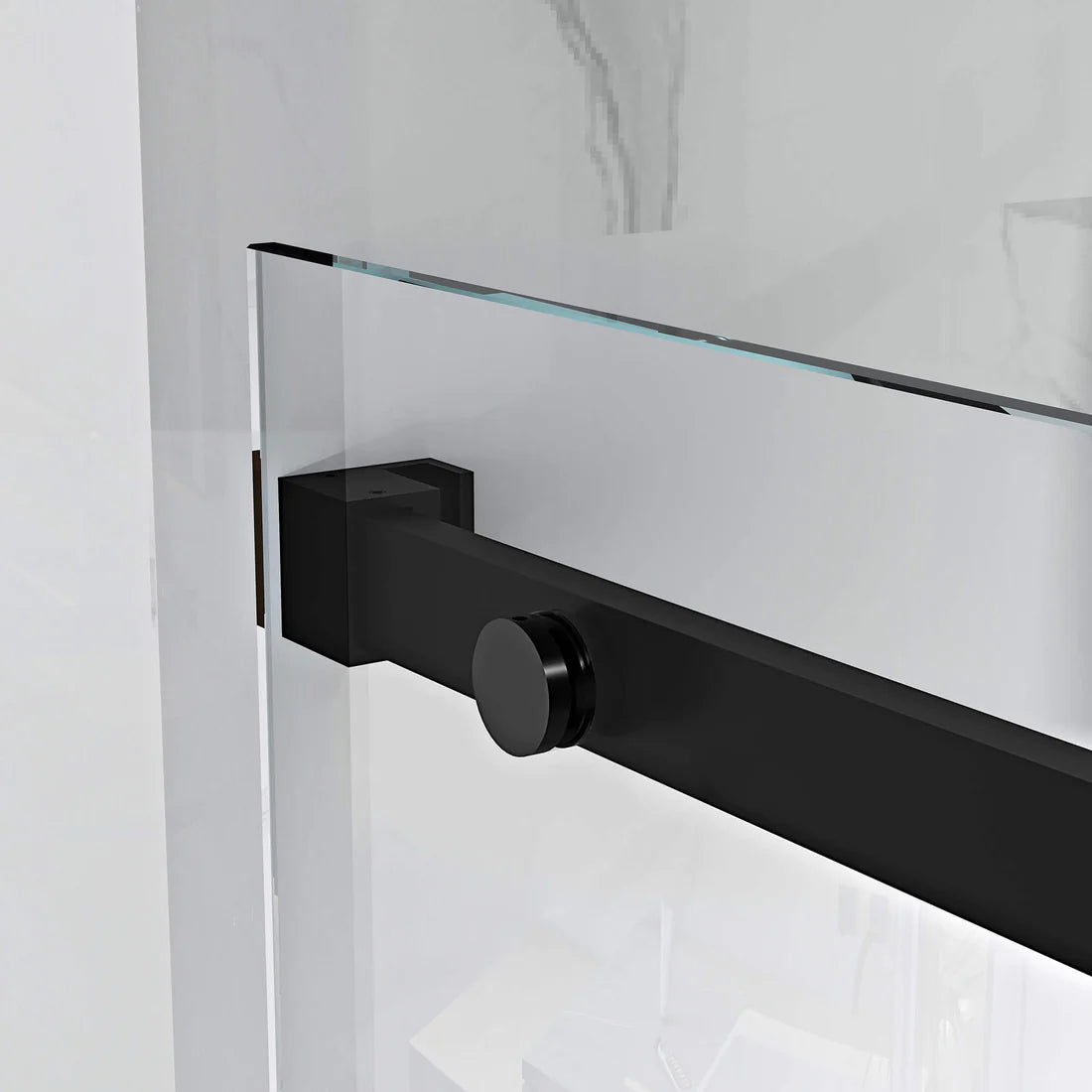 Zotikos Frameless Single Sliding Shower Door