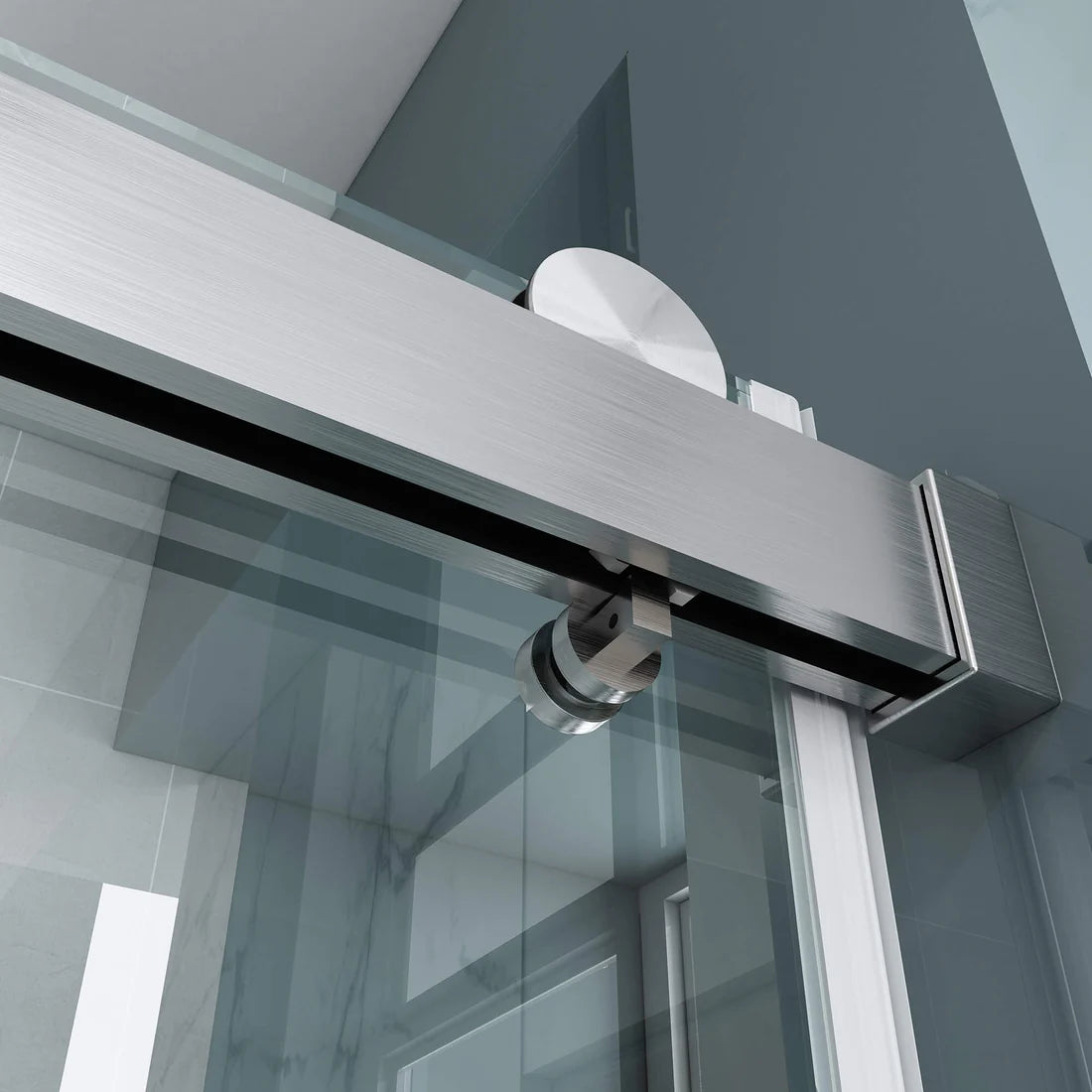 Xerxes Frameless Single Sliding Shower Door
