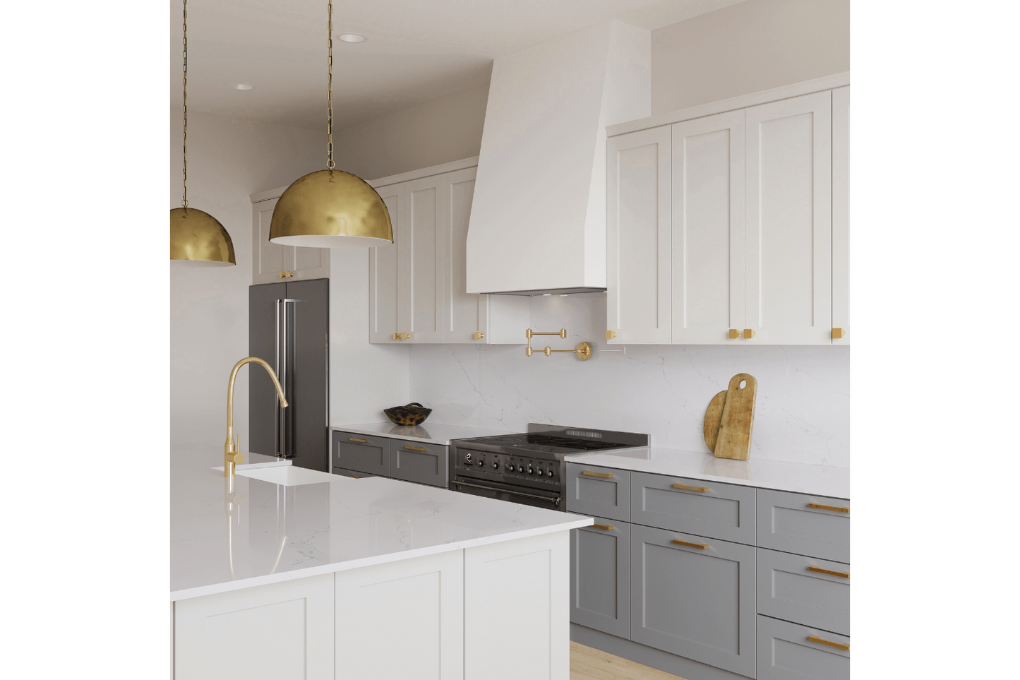 Statuario White Quartz Slab