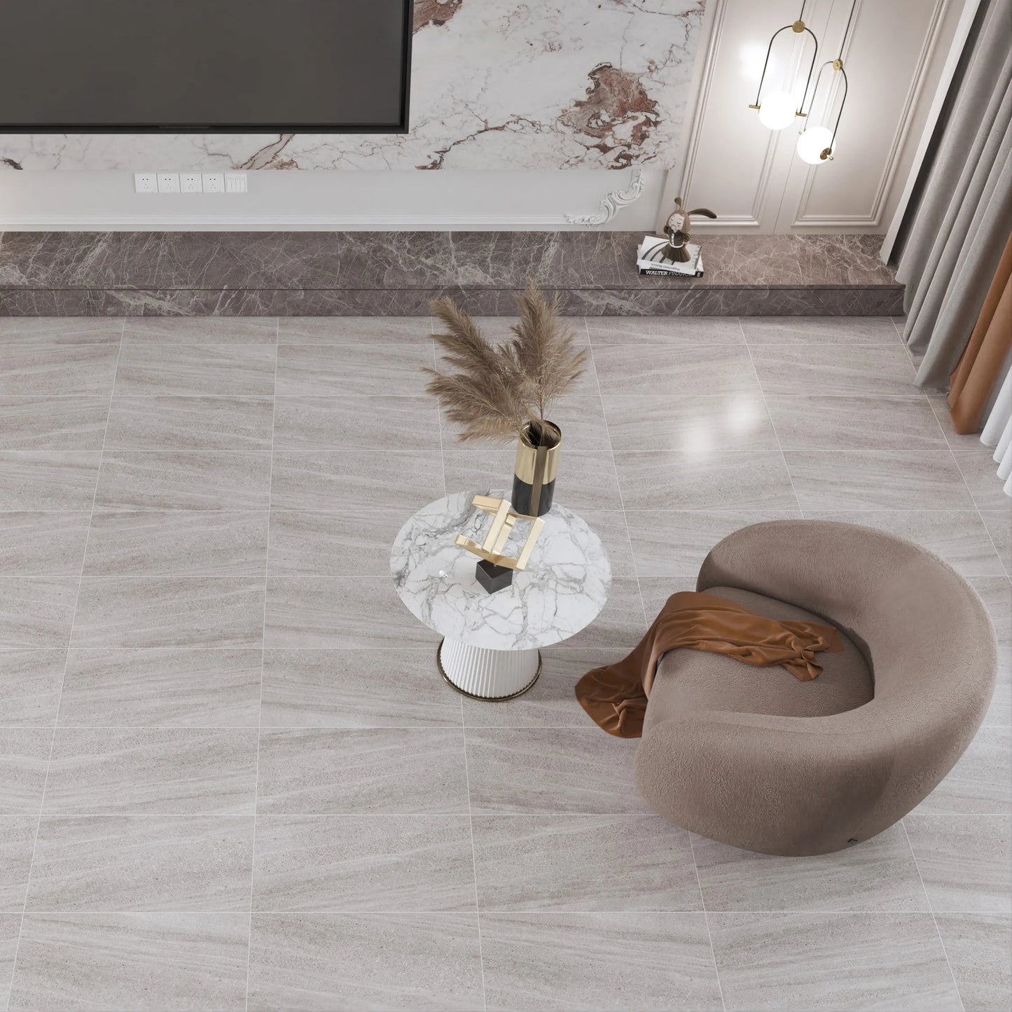 Sandstone Gris Porcelain Tile
