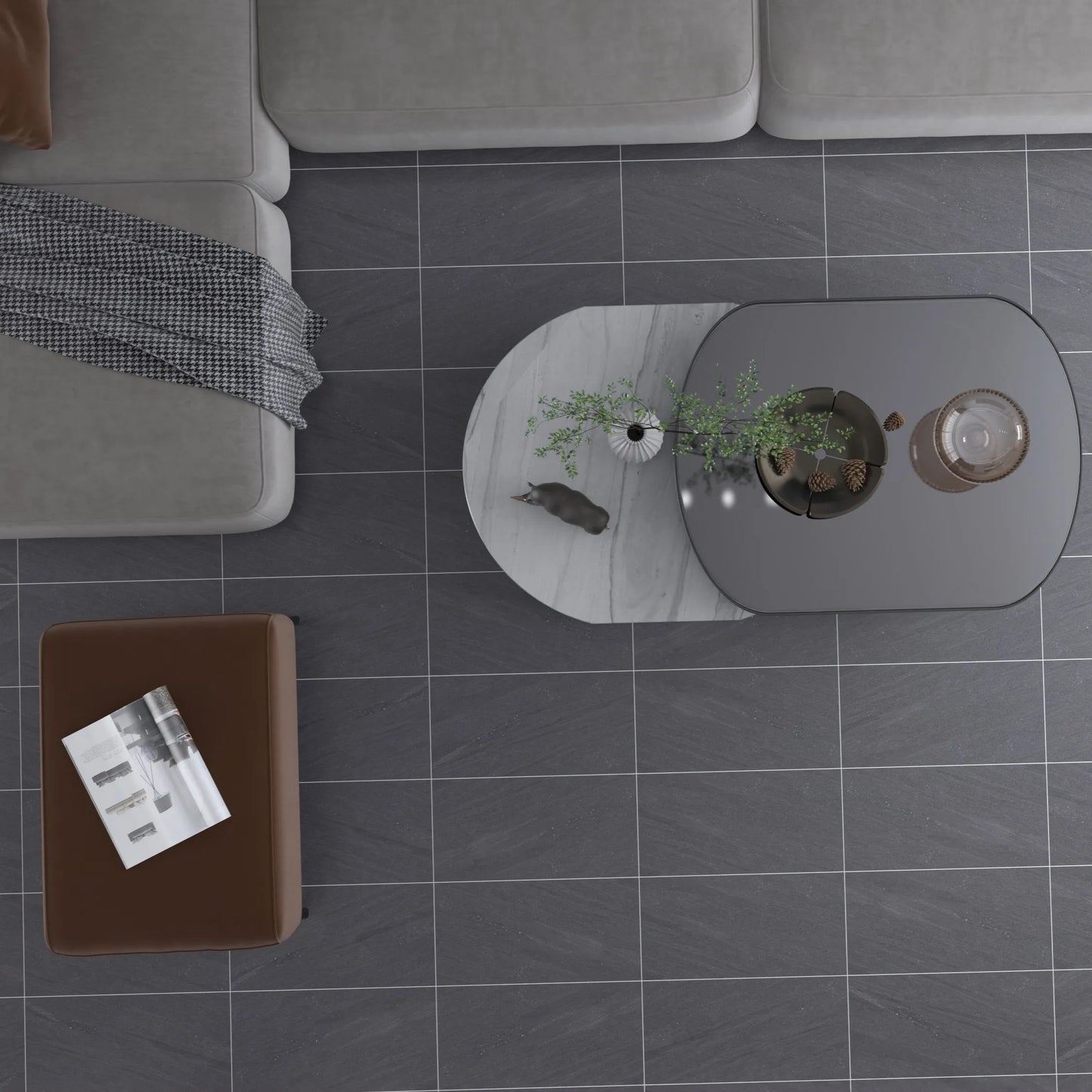 Sandstone Negro Porcelain Tile