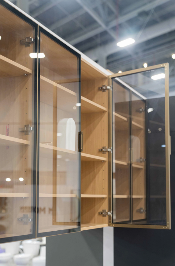 Gold Aluminum Frame Clear Tempered Glass
