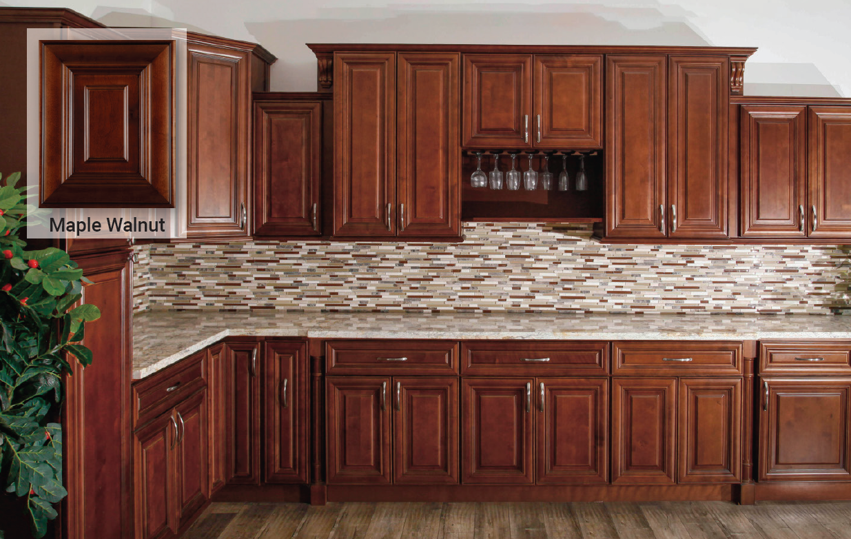 Maple Walnut Raised Panel