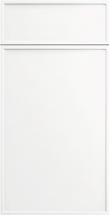 Shady Slim White Frameless Shaker