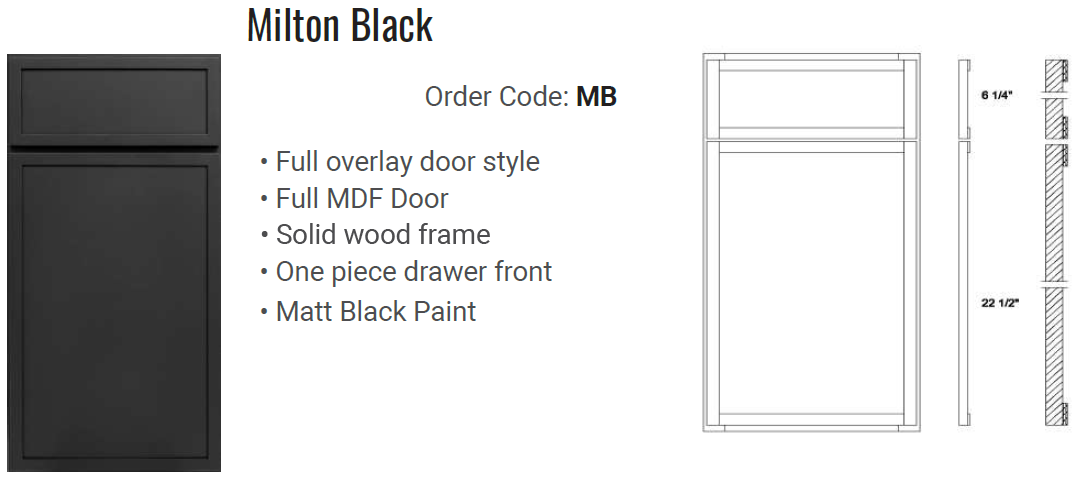 Milton Slim Shaker Black