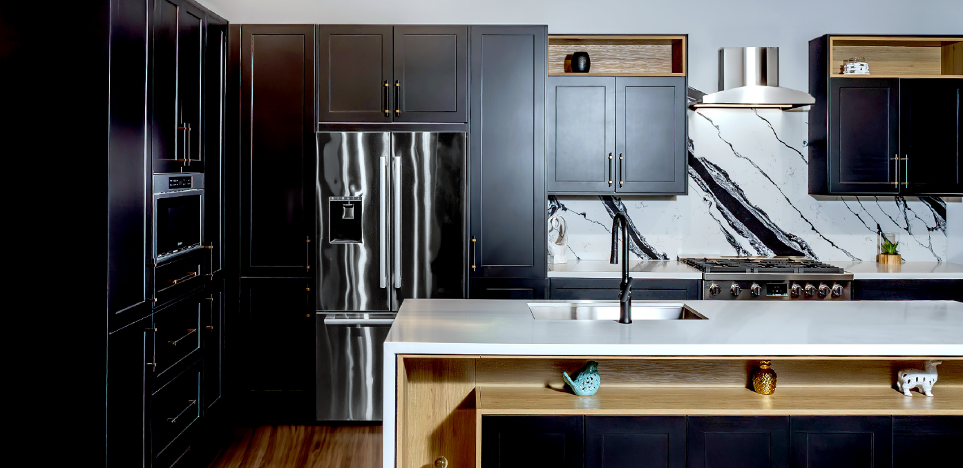 Jersey Midnight Black Frameless Shaker