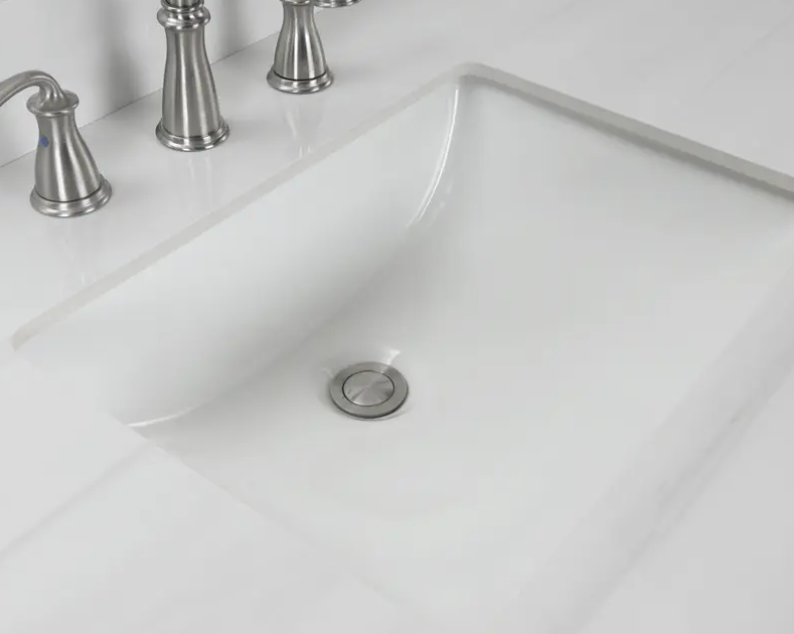 Arlington 30" Freestanding Bathroom Vanity with Sintered Stone Top and Vitreous China Undermount Sink