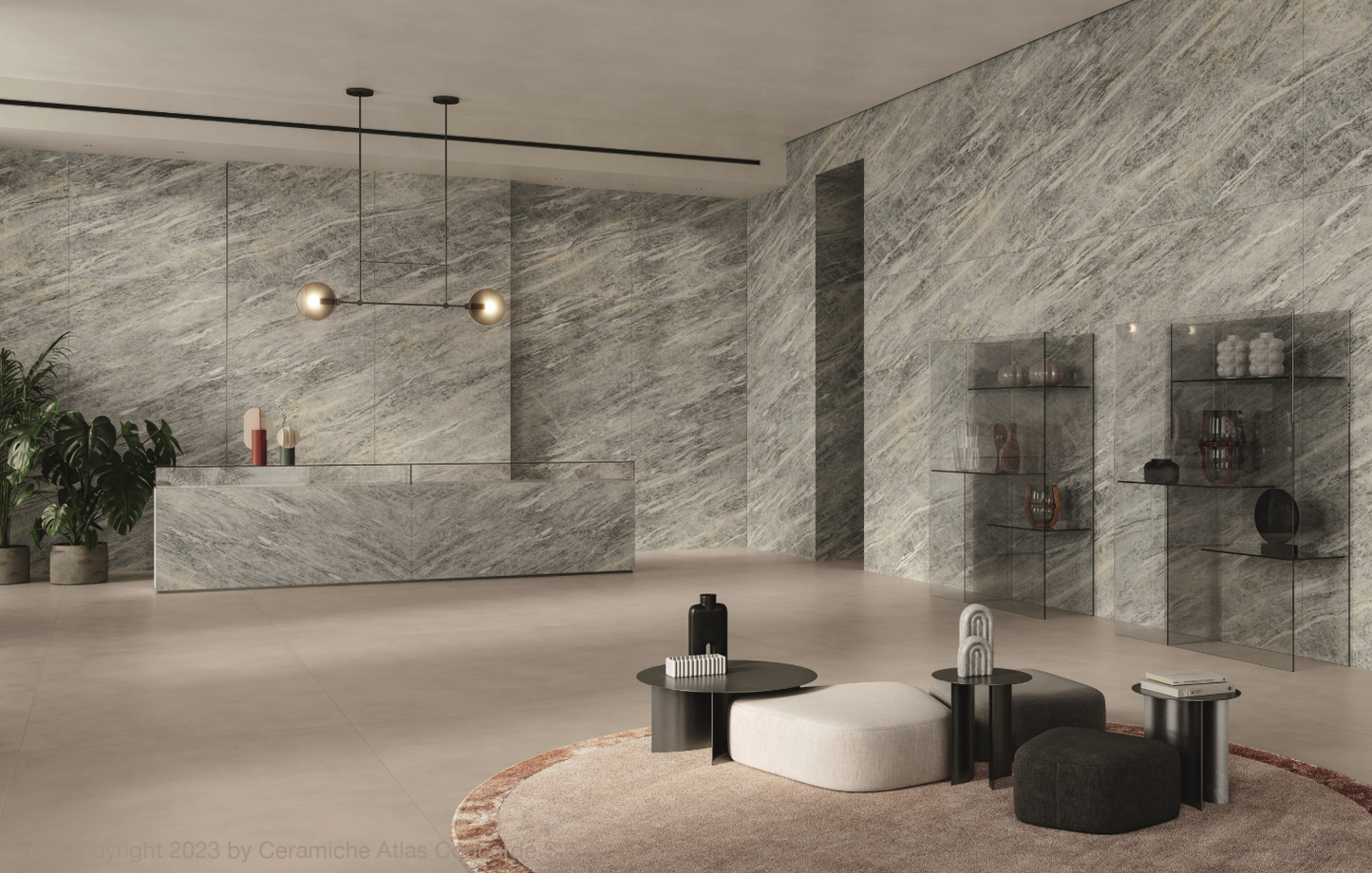 Atlas Plan PorcelainTop™ Sky Stone Italian Porcelain Slab