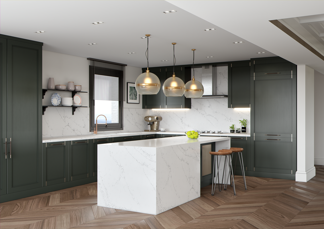 Statuario Genoa Quartz Slab