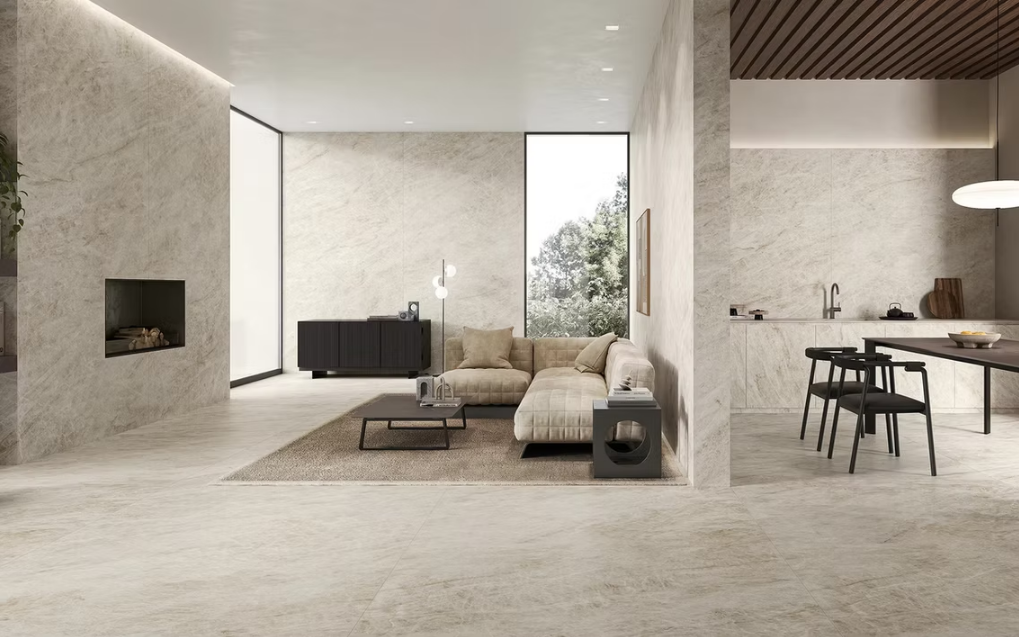 Atlas Plan PorcelainTop™ Taj Mahal Porcelain Slab