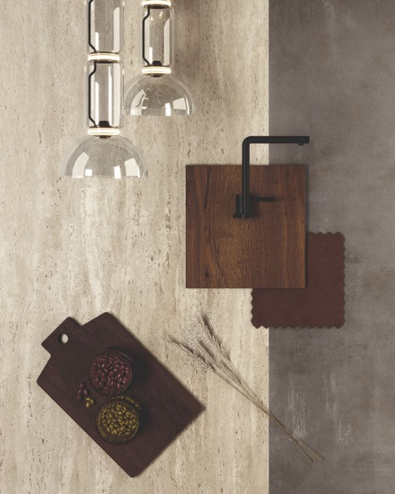 Atlas Plan PorcelainTop™ Travertino Pearl Italian Porcelain Slab