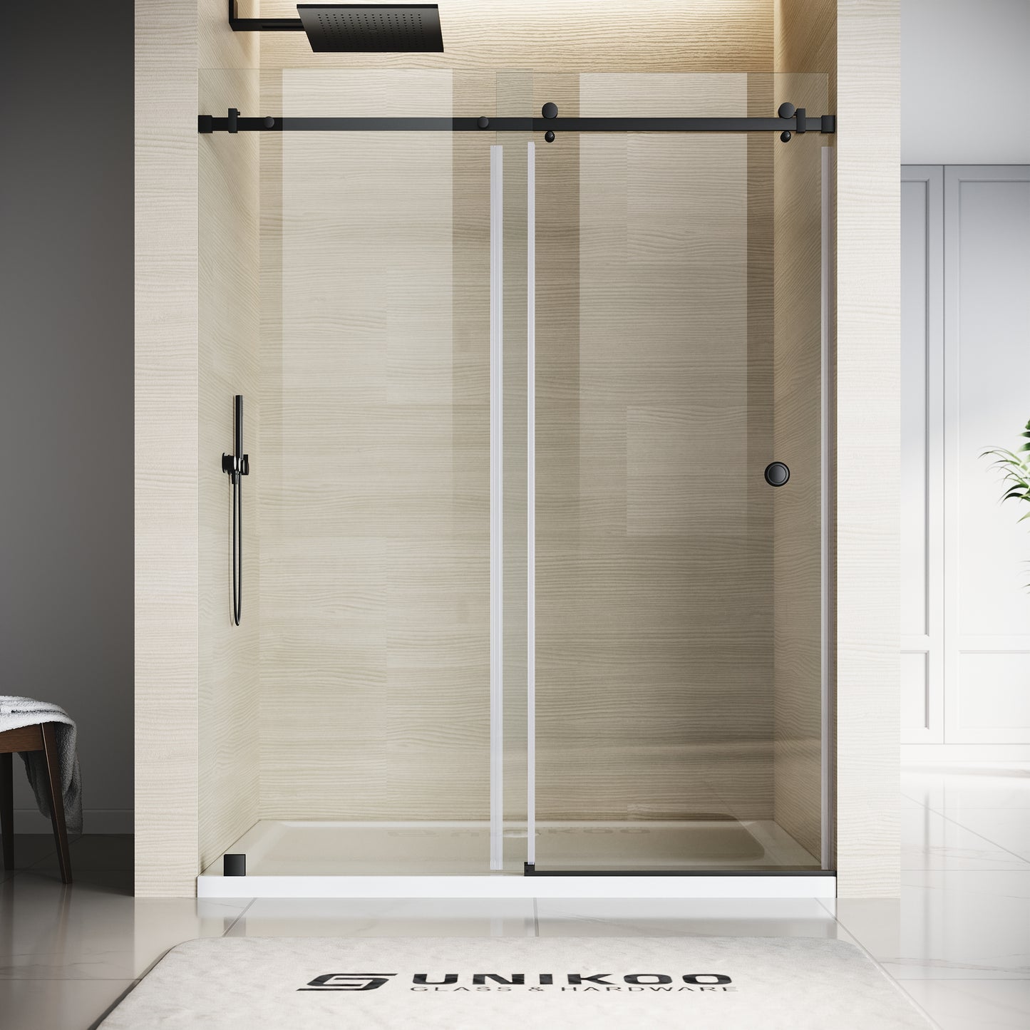 Norah Frameless Single Sliding Shower Door