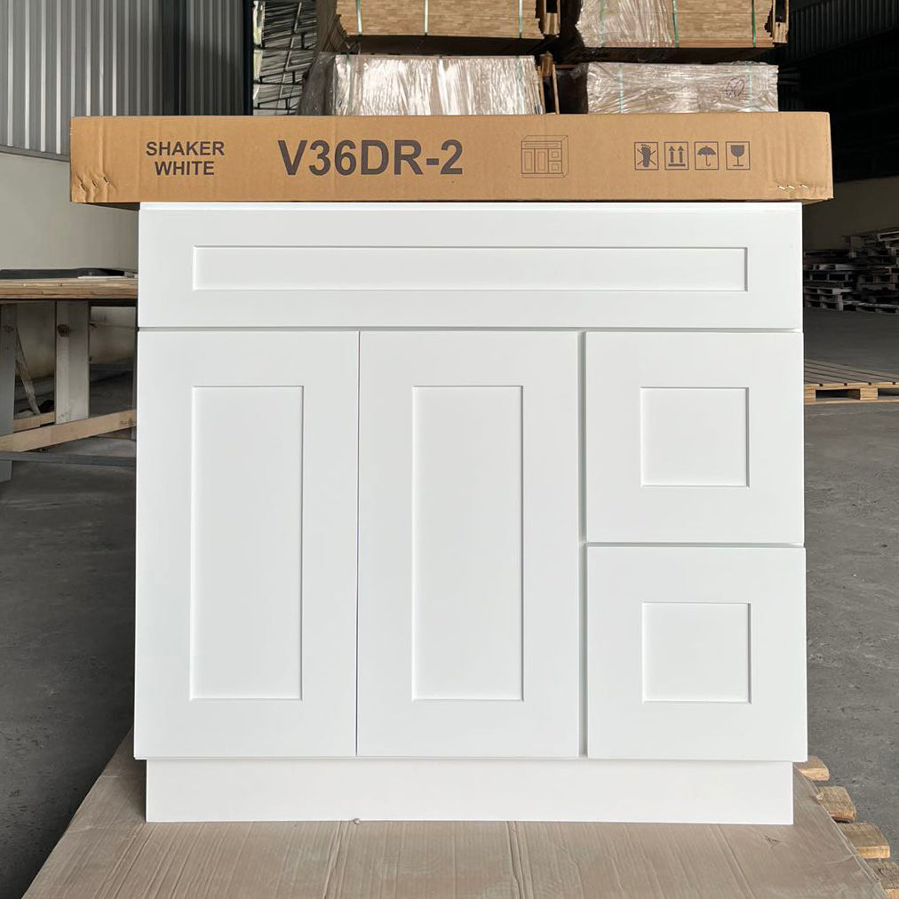 White Shaker (Bathroom Vanity Only)