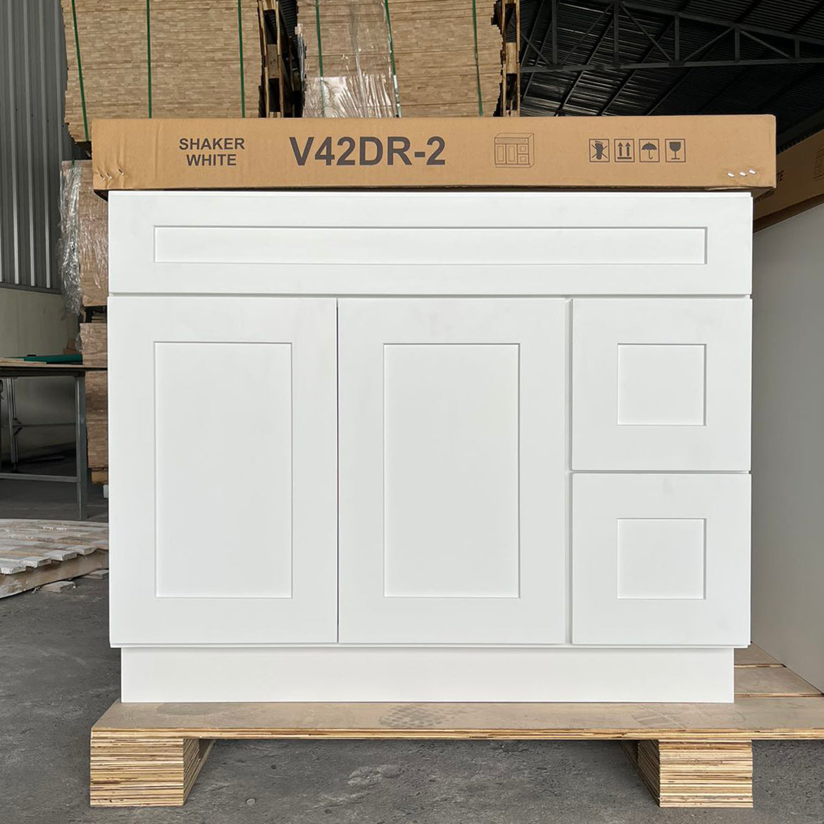 White Shaker (Bathroom Vanity Only)